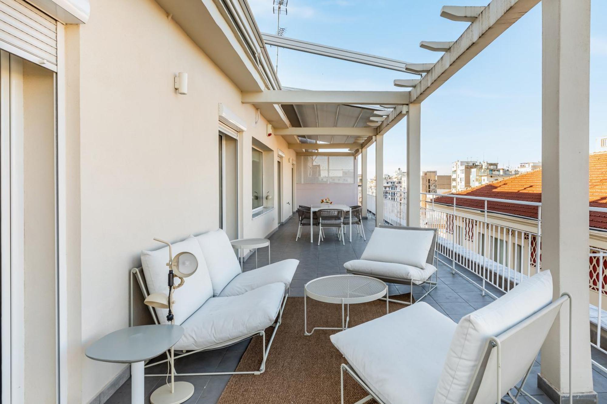 Appartement Apollo, Luxe Aristotelous Penthouse, View Thessaloniki